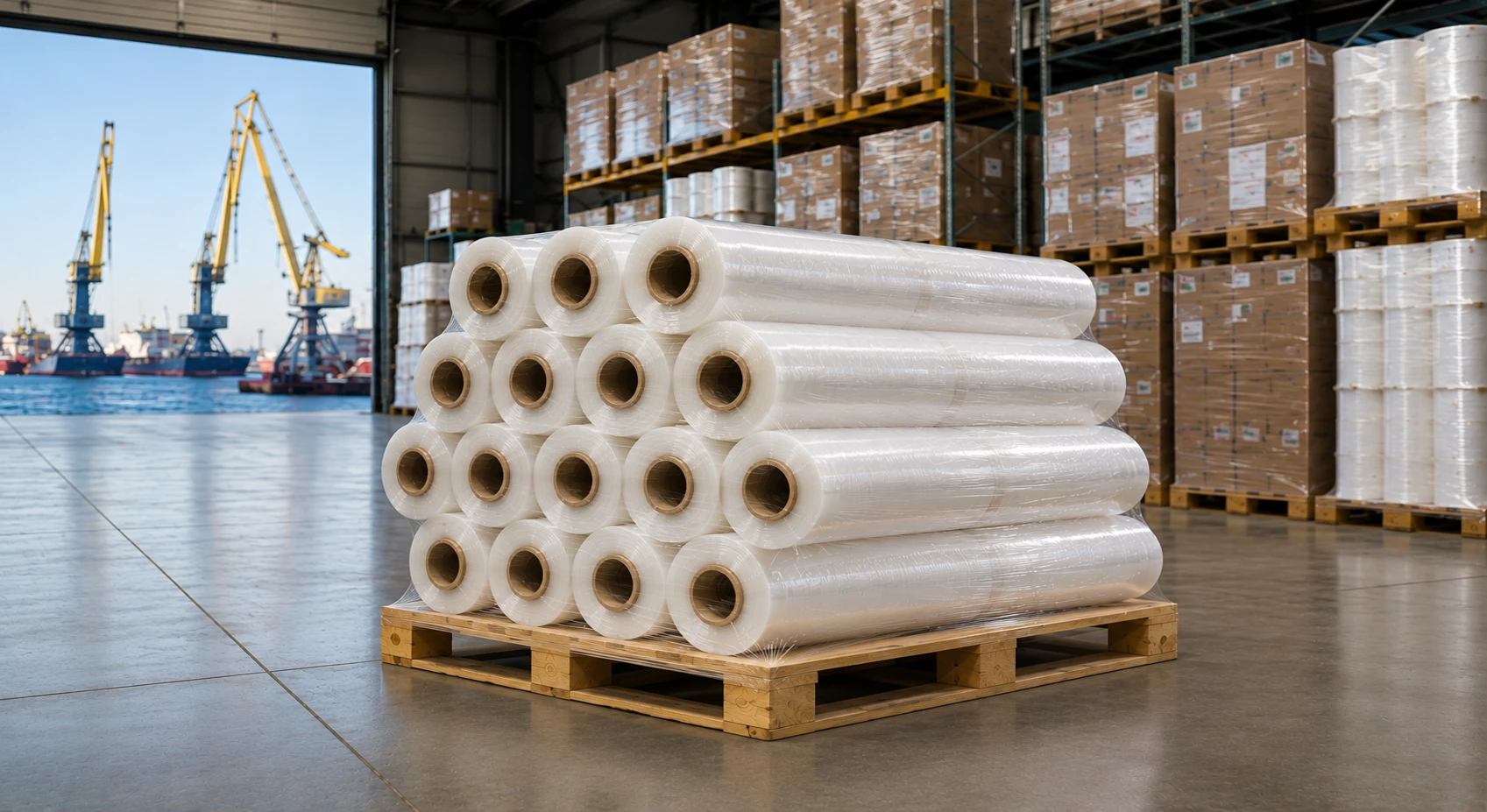 LLDPE Stretch Film Exporter Romania — Greenstrix Industrial Packaging